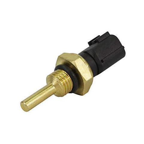 TAMKKEN coolant temperature sensor with brass threaded probe and black connector