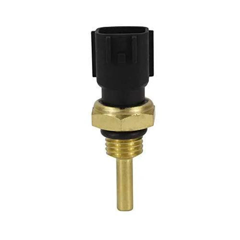 TAMKKEN coolant temperature sensor with brass threaded body and black plastic connector for automotive cooling systems.