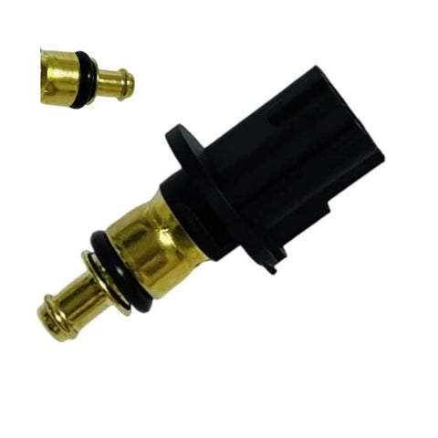 DAOKACUO coolant temperature sensors, two brass-bodied units with black connectors