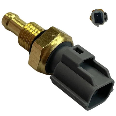 DAOKACUO coolant temperature sensor with brass threaded body and gray plastic electrical connector