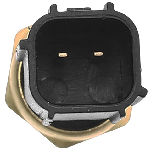 A-Premium coolant temperature sensor, black housing with two gold pins