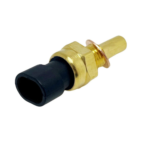 YCUPONE coolant temperature sensor, brass body with black plastic connector, automotive part.