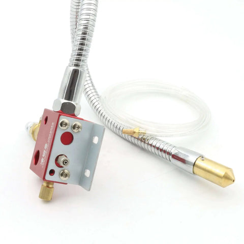 Pro Grade Cooling Mist Spray System For CNC Routers, Lathes, Milling Machines And Engraving Tools, metal hose kit close-up view