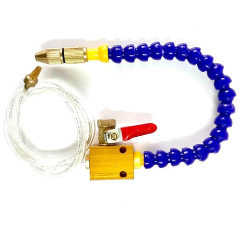 Cooling Mist Sprayer And Lubrication System For 8mm Air Pipe with 36cm Main Hose and Brass Nozzle