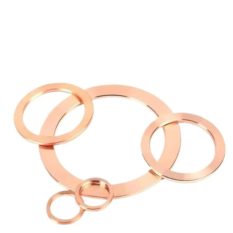 Vacuum Sealing Copper Gasket Ring For Flange Pipe Fitting, Compatible With CF16 Through CF250 Vacuum Flange Systems, Tight Vacuum Seal