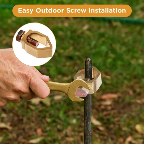 Installing Two Pack Copper Ground Rod Clamps For Direct Burial Grounding Rods One Half To Five Eighth Inch Fits Rebar And Pipe