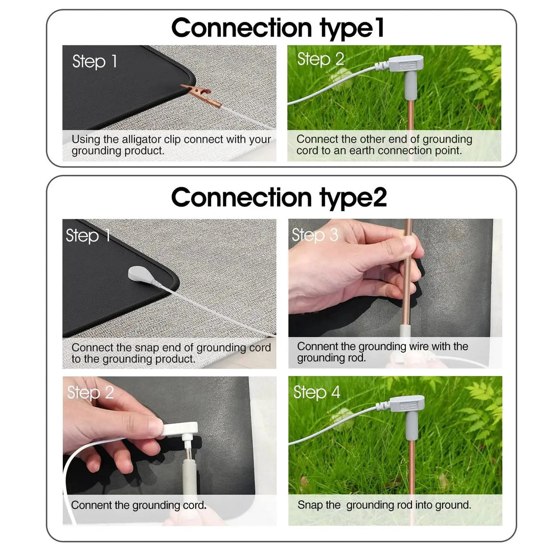 Copper Grounding Rod Kit with 40ft Cord – Easy Use 🍁