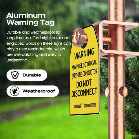 Grounding Point Tags copper grounding rod kit – Reliable Outdoor Solution 🍁...