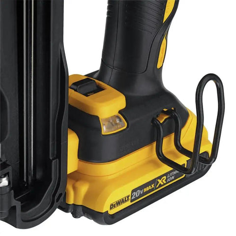 Cordless 15 Gauge Angled Finish Nailer 20V Max XR Renewed for trim molding baseboards crown casing and cabinetry installation