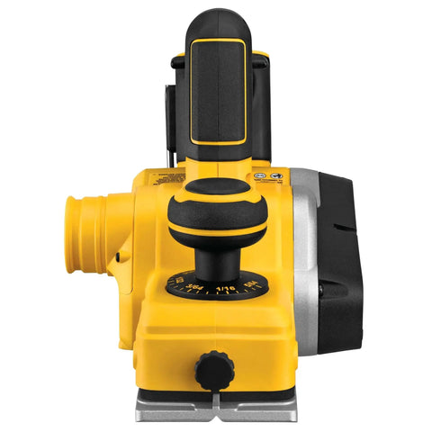 Front view of Cordless 20V Max Planer Bare Tool Only With 30,000 CPM And 2 Mm Cut Depth Brushless Motor For Precise Edge Trimming