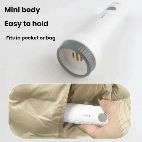Cordless Electric Vacuum Pump For Vacuum Storage Bags Travel Use One Touch Compression To Quickly Remove Air From Clothes Bedding And Fabrics
