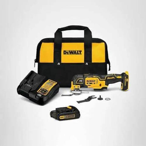 20V Max XR Oscillating Tool Kit With Blades And Charger Included, Brushless Cordless Multitool with bag and accessories.