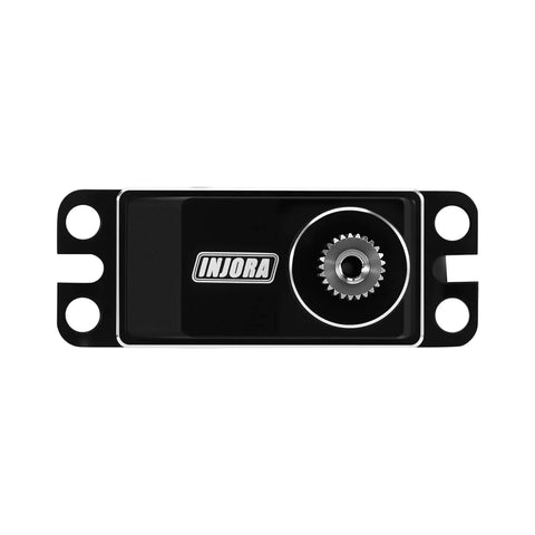 Front view of 15KG Coreless High Torque Micro Servo for 1/18 1/24 RC Crawler Upgrade with stainless steel gears