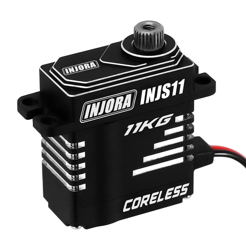 Coreless High Torque Micro Servo with Mount and Servo Horn for TRX4M TRX4MT 1/18 RC Crawler Upgrade Parts(Black), black design