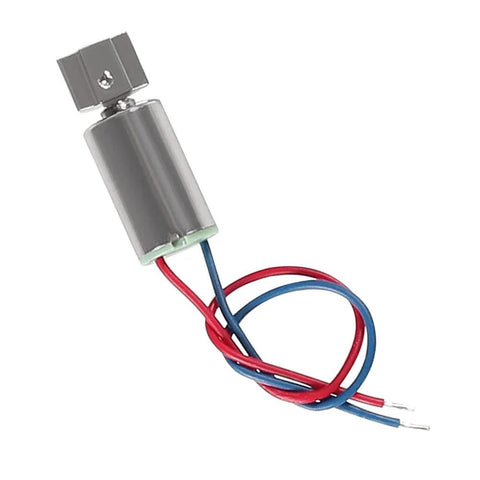 6pcs DC 1.5V 3V 12000RPM 6x10mm Miniature Micro Vibrating Vibration Coreless Motor Small Electric Motors 2 Wires, side view