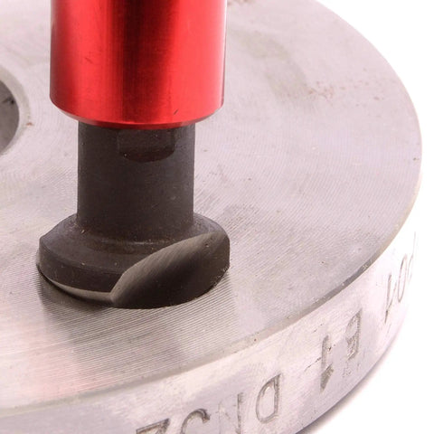 Close-up of Deburring Tool With Swivel Head And 11 Blades Plus 2 Countersink Hand Reamers for metal surface smoothing