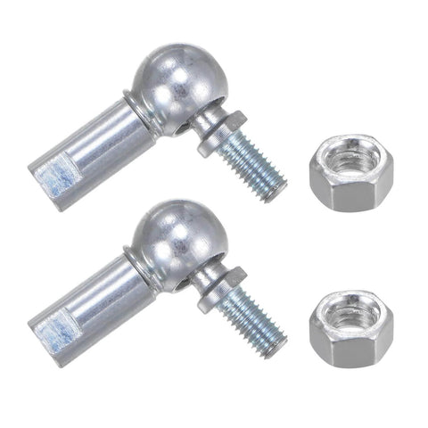 2pcs CS8 M5 Angle Ball Joint with M5x0.8 Right Hand Thread, A3 Steel Self Lubricating Ball Socket Rod End for Machinery