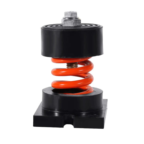 Delivers low-frequency vibration isolation with color-coded load-rated cup springs on a non-skid bolt-down base, neoprene top and base.