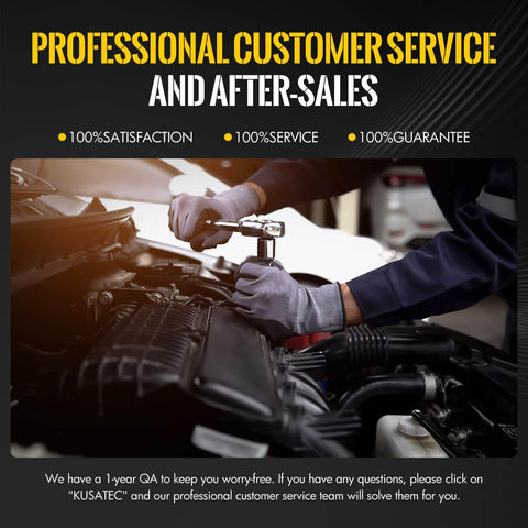 Mechanic working on car engine for customer service and after-sales support