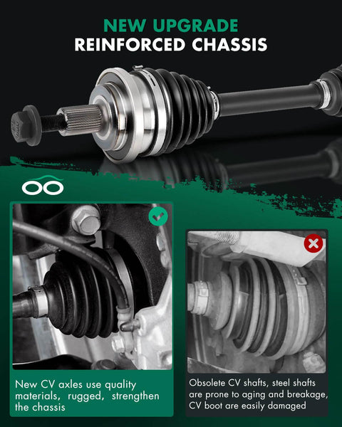 Front Right CV Axle Drive Shaft For Mercedes-Benz E Class 2004-2009 AWD 4Matic Replacement with beefed-up durability