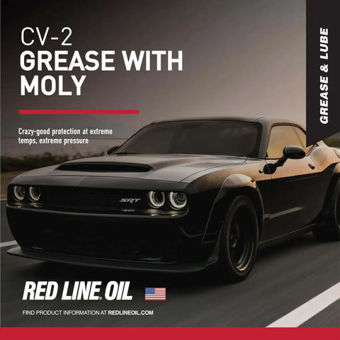 High Performance CV2 Synthetic Grease Cartridge With Red Moly For Wheel Bearings U Joints And CV Joints 14 Ounce Tube packaging