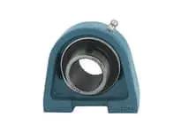 BSHE207 35mm Tapped-Base Pillow Block Ball Bearing, Narrow Set-Screw Locking, Cast Iron Housing, Contact Seal, Relubricatable