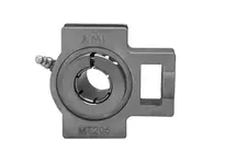 1-1/4 in Kanigen Accu-Loc RF Stainless Single-Row Ball Bearing UEMT207-20MZ20RF, Sealed Unit for Linear Slide Systems, front view