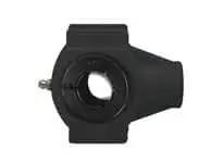 1-1/4 in Wide-Slot Take-Up Housing Black Thermoplastic Single Unit, Sealed Ball Bearing Insert with Concentric Collar Lock