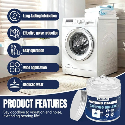 High Performance Damping Grease For Washing Machines And Mechanical Equipment, Synthetic Dampening Lubricant, 100g jar