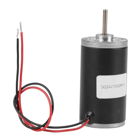 DC Motor, 6V/12V/24V 3500-8000RPM High Speed CWCCW Permanent Magnet DC Motor 31ZY High Power DC Carbon Motor for DIY
