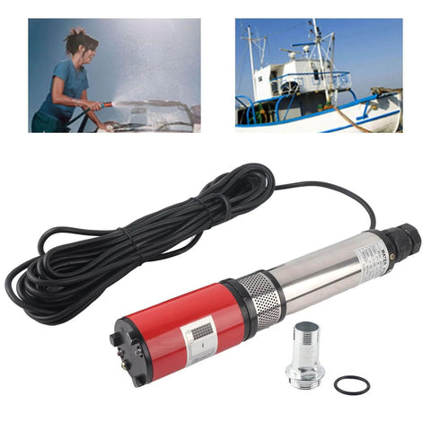 DC Pump Large High Battery Solar Brass Motor Floating Impeller S455 DC48V with cable and fittings