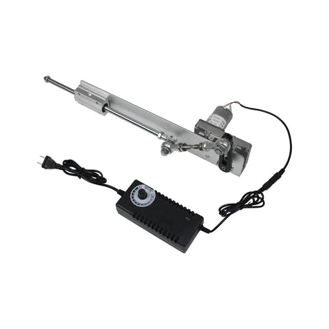 Reciprocating Linear Actuator With Adjustable Telescopic Rocker Arm Heavy Duty Gear Motor DC 24V Speed Controller 3cm-15cm Stroke