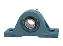 Front view of 1-1/16 inch Wide Set Screw Pillow Block Bearing Single Piece UCSP206-17 Replacement for Shaft Support