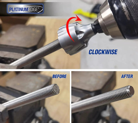 External Chamfer Deburring Tool With YG8 Carbide Blade...