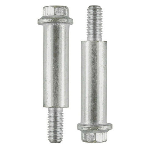 2 Deck Wheel Bolt Compatible with John Deere EZTrak Z365R Z375R Z425 Z435 Z445 GX21012, metal construction, side-by-side view.