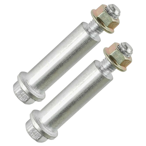 2 Deck Wheel Bolt Compatible with John Deere EZTrak Z365R Z375R Z425 Z435 Z445 GX21012, silver metal fasteners