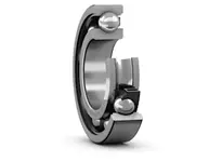 SKF 6304 TN9 C3 Deep Groove Ball Bearing 20 Mm Bore Single Row Steel Bearing With Non Metallic Cage C3 Clearance shown from side view