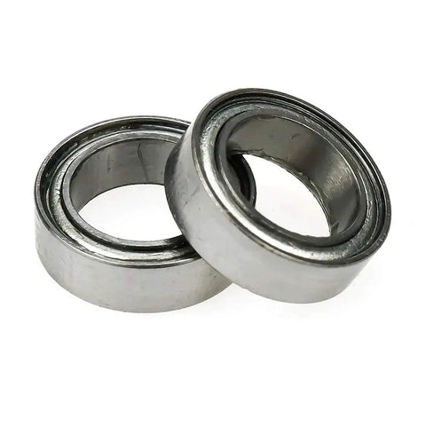 Deep Groove Ball Bearing 8x12x3.5mm Double Shield ZZ Pre Lubricated Carbon Steel pack of 10 for precision small machines, side view
