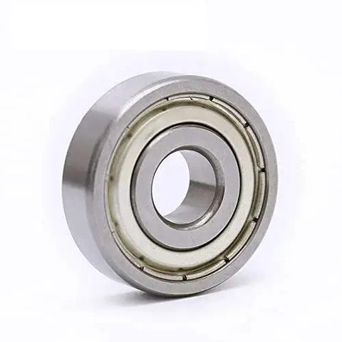 Deep Groove Ball Bearings Kit For Small Machinery One Half Inch Bore One And One Eighth Inch Outer Diameter Five Sixteenth Inch Width Pre Lubricated Double Metal Shields Ten Pack FKG High Speed Low Noise With Efficient Heat Dissipation And High, close-up view