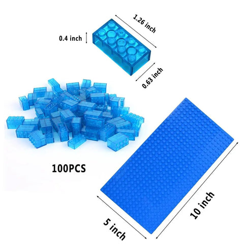 Adjustable Demolding Block Mold Housing Set For Silicone Molds Making Mold Master Kit includes 100 blue blocks and 5x10 inch base