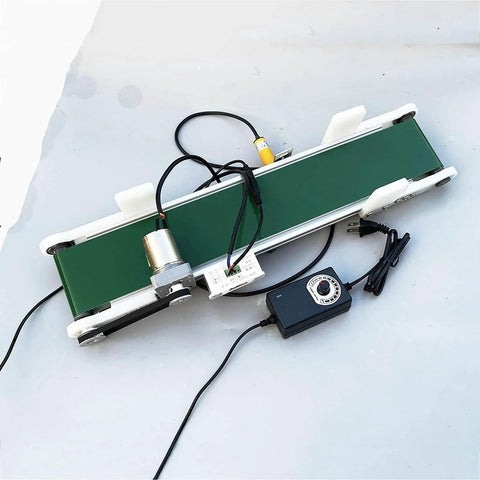 Desktop Conveyor Belt 1000mm Long 10cm Wide With Wear Resistant Anti Static PVC Belt For Smooth Transport Ideal For Physics Friction Experiments