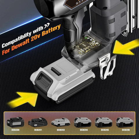 Dewalt 18GA Cordless Brad Nailer delivers precise upholstery and light woodworking fastenings with 20V battery compatibility.