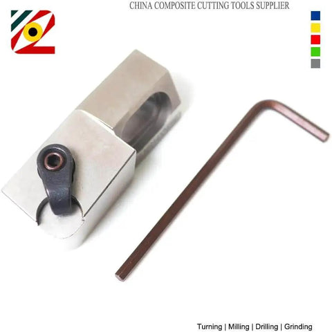 Diamond PCD CBN Round Insert Tool Holder For RNGN0903 RNGN32 Three Eighths Turning Milling Tools Cutter For Surfacing Cylinder Heads And Engine Blocks Left Hand EDGEV Compatible High Rigidity 42CrMo Steel