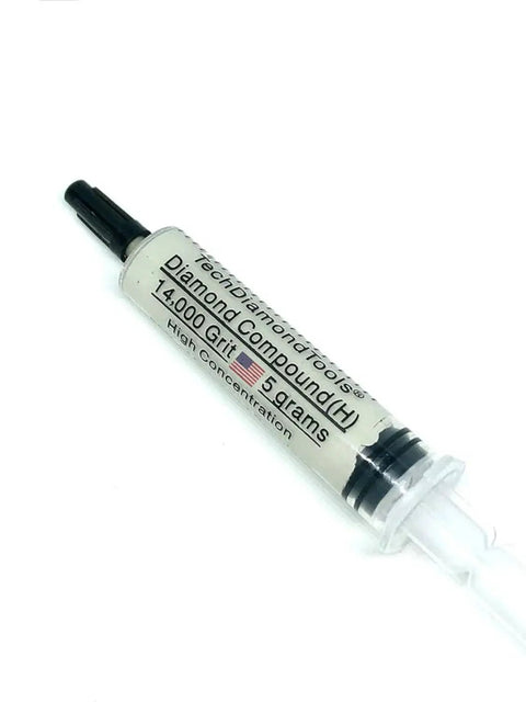 USA Made Oil Based Diamond Polishing Compound Paste 14000 Grit 0-1 Microns High Concentration Diamond Powder Syringe