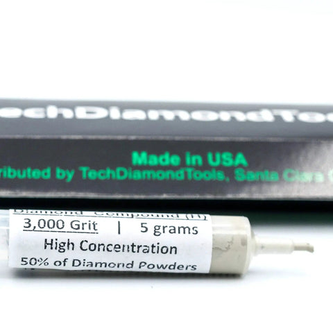 USA made diamond polishing paste with 3000 grit high concentration diamond powder in syringe for smooth polishing