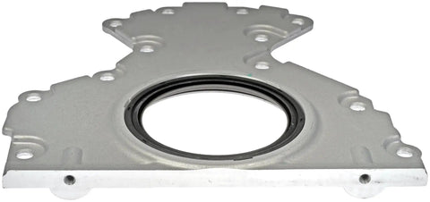 Engine Rear Main Seal Cover Kit With Gasket, Installation Hardware And Updated Seal Design For Leak Prevention; Die-Cast Aluminum