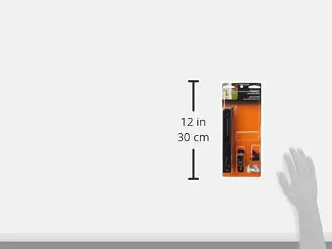 Package of Diecast Non Keyed Patio Sliding Door Handle Set For One Inch To One And One Eighth Inch Thick Sliding Glass Doors Black Replacement