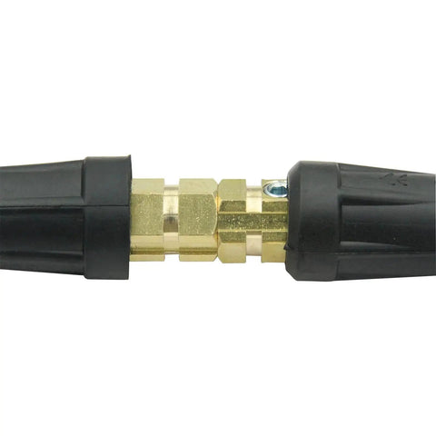 Heavy Duty DINSE Style Welding Cable Quick Connectors Pair for 200 Amp to 300 Amp Compatible with AWG 4 to 1 Wires, copper contacts.