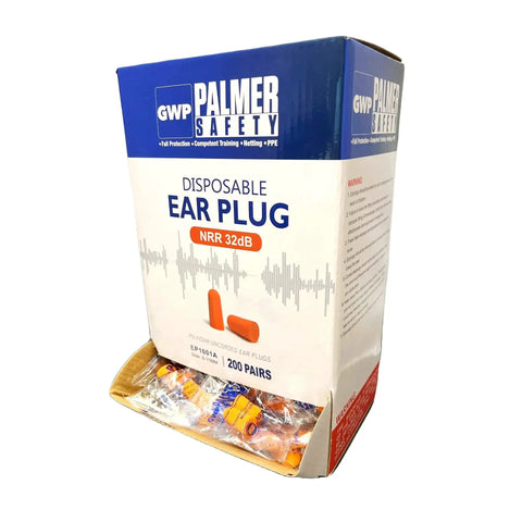 Disposable Ear Plugs Pack Of 200 Pairs With 32 dB Noise Reduction Soft Foam Comfort Hearing Protection For Travel Sleep Concerts