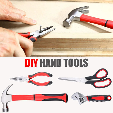 All Purpose 156 Piece Home Tool Kit In Foldable Toolbox For Everyday DIY And General Repairs Unisex Hand Tools Set